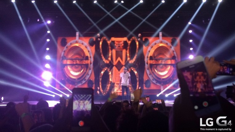 Chris Brown Concert Taken by the LGG4